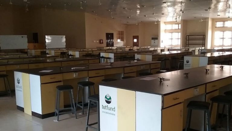 Supply and Installation of Furniture and Fittings for 250 Seater Physics Laboratory – View 1